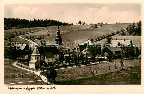 AK / Ansichtskarte 73807195 Schellerhau Panorama mit Kirche Schellerhau