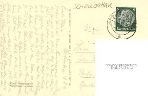 AK / Ansichtskarte  Schellerhau Panorama mit Kirche Schellerhau