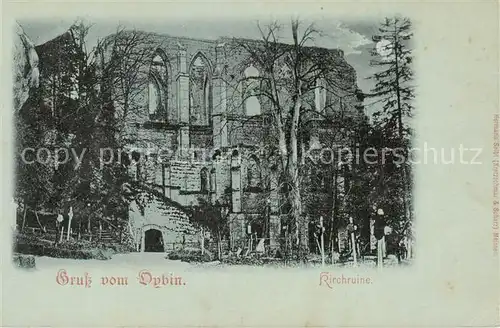 AK / Ansichtskarte  Oybin Kirchruine Oybin
