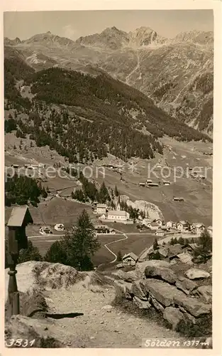 AK / Ansichtskarte  Soelden_oetztal_AT Panorama 