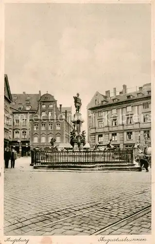 AK / Ansichtskarte  Augsburg Augustusbrunnen Augsburg