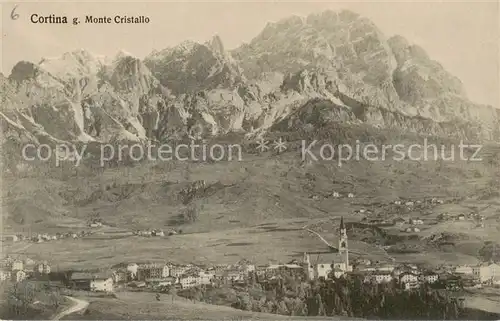 AK / Ansichtskarte  Cortina_d_Ampezzo_IT Monte Cristallo 