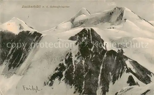 AK / Ansichtskarte  Zuckerhuetl_Neustift_Stubaital_Tirol_AT Blick von der Schaufelspitze 