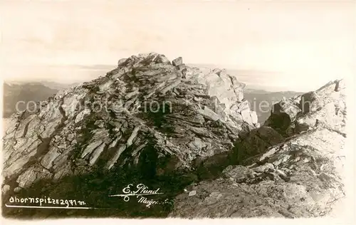 AK / Ansichtskarte 73807311 Mayrhofen_Zillertal_AT Gebirgspanorama mit Ahornspitze Zillertaler Alpen 