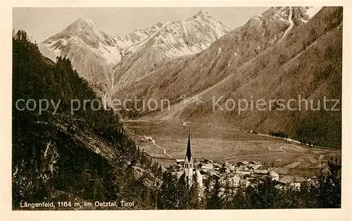 AK / Ansichtskarte  Laengenfeld_Oetztal Panorama oetztal oetztaler Alpen Laengenfeld Oetztal