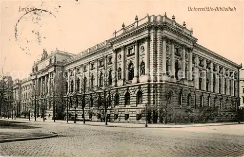 AK / Ansichtskarte  Leipzig Universitaets Bibliothek Leipzig