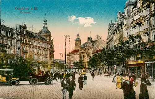 AK / Ansichtskarte  Frankfurt_Main Rossmarkt Frankfurt Main