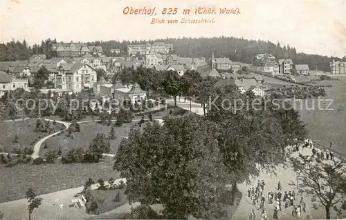 AK / Ansichtskarte  Oberhof__Thueringen Blick vom Schlosshotel 