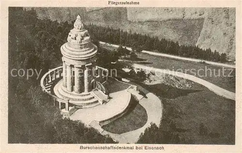 AK / Ansichtskarte 73807366 Eisenach Burschenschaftsdenkmal Fliegeraufnahme 