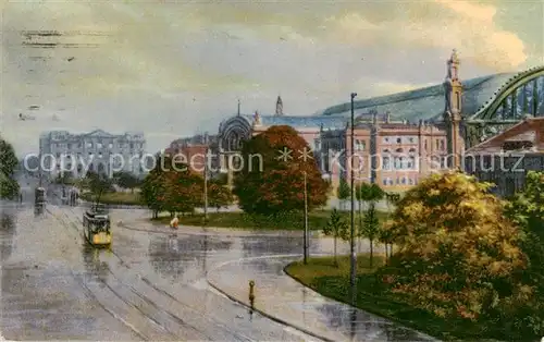 AK / Ansichtskarte  Bremen Bahnhofsplatz mit Bahnhof und Museum Bremen