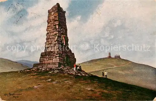 AK / Ansichtskarte 73807377 Feldberg_1450m_Schwarzwald Bismarckdenkmal 