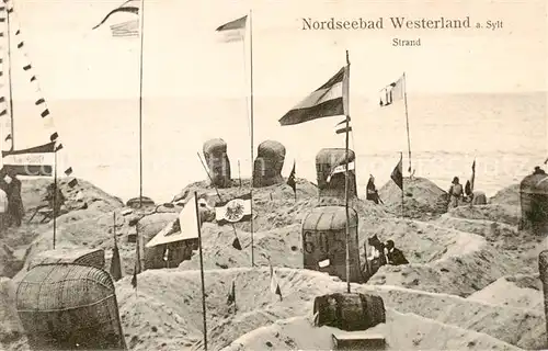 AK / Ansichtskarte 73807387 Westerland_Sylt Strandpartie Westerland_Sylt