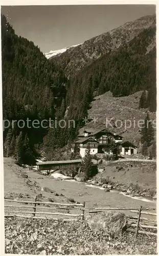 AK / Ansichtskarte 73807388 Mayrhofen_Zillertal_AT Alpengasthaus Breitlahner im Zemmgrund 