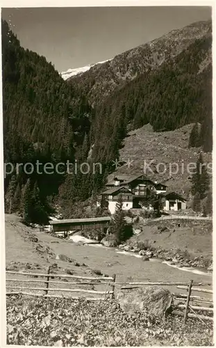 AK / Ansichtskarte  Mayrhofen_Zillertal_AT Alpengasthaus Breitlahner im Zemmgrund 