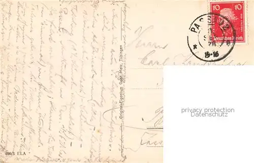 AK / Ansichtskarte  Passau Stadtpanorama Blick ueber die Donau Dampfer Bruecke Passau