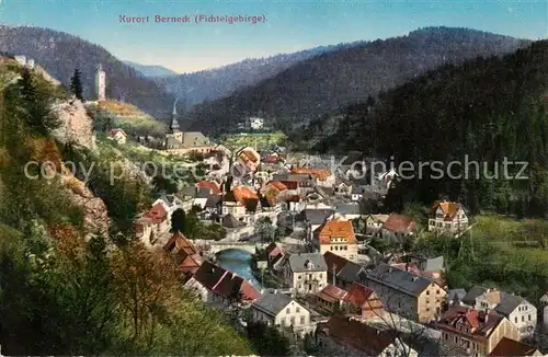 AK / Ansichtskarte  Bad_Berneck Panorama Kurort im Fichtelgebirge Bad_Berneck