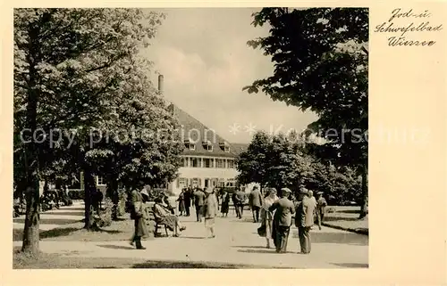 AK / Ansichtskarte  Bad_Wiessee Im Kurpark Jod- und Schwefelbad Bromsilber Bad_Wiessee