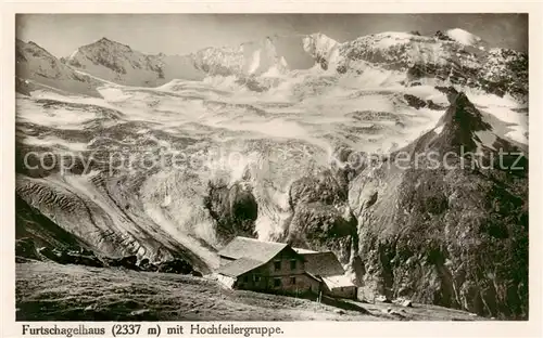 AK / Ansichtskarte 73807441 Furtschagelhaus_2337m_Hochfeilergruppe_Tirol_AT Berghaus Gletscher Alpen 