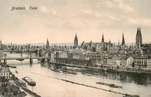 AK / Ansichtskarte  Bremen Panorama Bremen