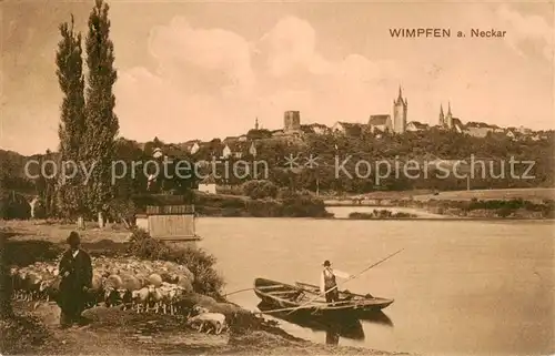 AK / Ansichtskarte Wimpfen_Bad_Neckar Panorama 