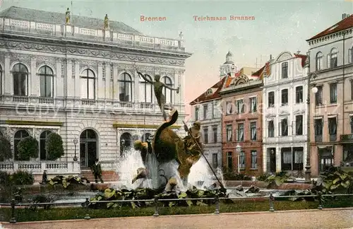 AK / Ansichtskarte  Bremen Teichmann Brunnen Bremen