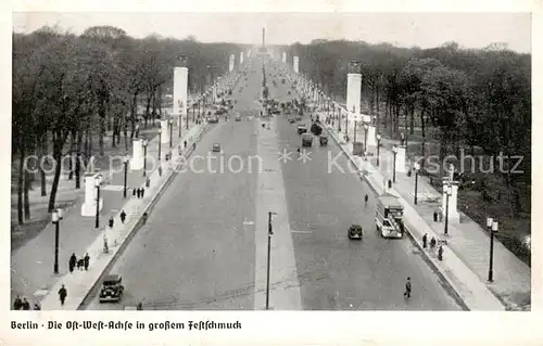 AK / Ansichtskarte  Berlin Die Ost West Achse in grossem Festschmuck Berlin