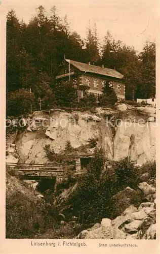 AK / Ansichtskarte  Luisenburg_Wunsiedel_Fichtelgebirge Staedtisches Unterkunftshaus 