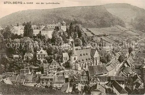 AK / Ansichtskarte  Stolberg_Harz Blick von der Lutherbuche Stolberg Harz