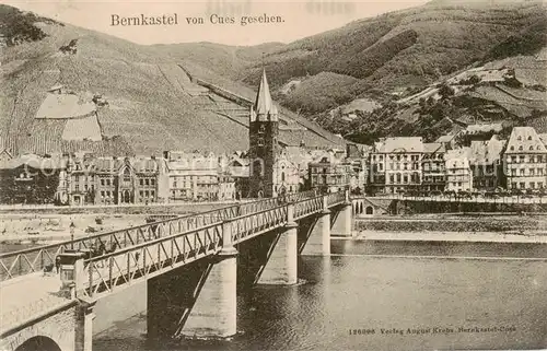 AK / Ansichtskarte  Bernkastel-Kues_Berncastel Blick von Cues 