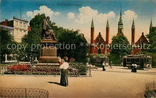 AK / Ansichtskarte  Luebeck Geibel Denkmal Luebeck