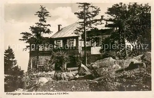 AK / Ansichtskarte  Koesseine_Wunsiedel_Fichtelgebirge Unterkunftshaus der FGV 