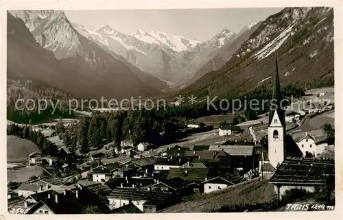 AK / Ansichtskarte  Trins_Innsbruck Ortsansicht mit Kirche Gschnitztal Alpen Trins Innsbruck