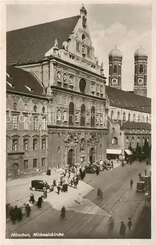 AK / Ansichtskarte  Muenchen Michaelskirche Muenchen