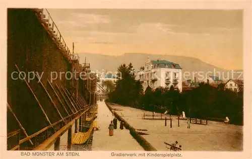 AK / Ansichtskarte  Bad_Muenster_Stein_Ebernburg Gradierwerk mit Kinderspielplatz Bad_Muenster