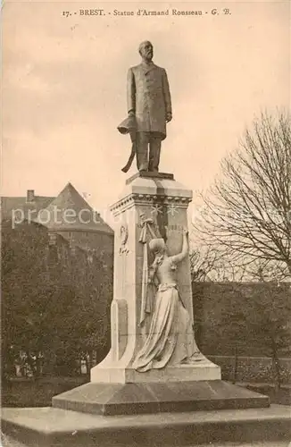 AK / Ansichtskarte Brest_29 Statue d Armand Rousseau 