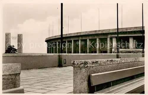 AK / Ansichtskarte  Berlin Schwimmstadion Osttor und Deutsche Kampfbahn Berlin