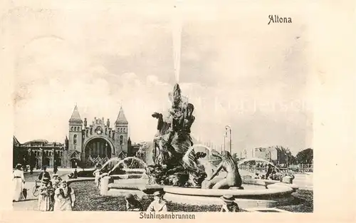 AK / Ansichtskarte 73807681 Altona__Hamburg Stuhlmannbrunnen 