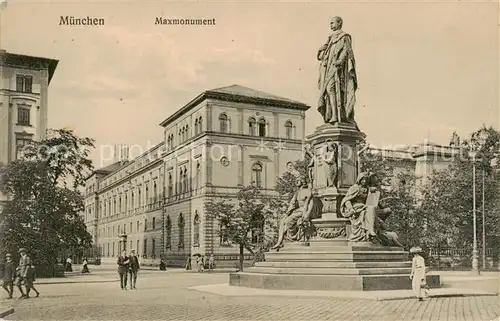 AK / Ansichtskarte  Muenchen Maxmonument Muenchen