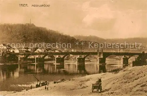 AK / Ansichtskarte  Trier Moselbruecke Trier