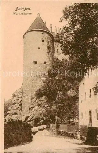 AK / Ansichtskarte  Bautzen Karasekturm Bautzen