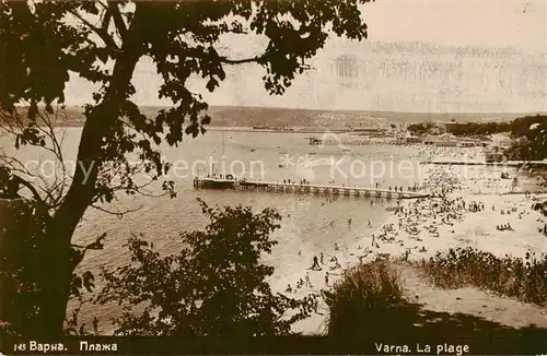 AK / Ansichtskarte  Varna_Warna_Bulgaria La plage 