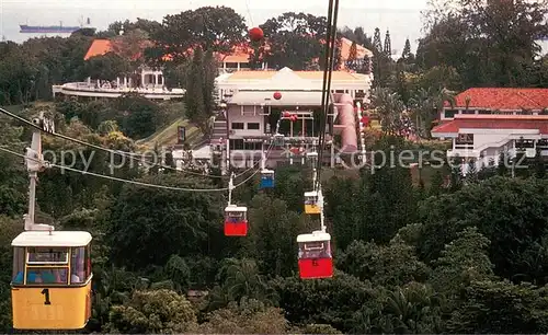 AK / Ansichtskarte  Seilbahn_Cable-Car_Telepherique Singapore Cablecar 