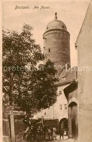 AK / Ansichtskarte  Bautzen Am Neutor Bautzen