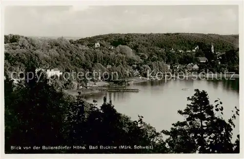 AK / Ansichtskarte  Bad_Buckow_Maerkische_Schweiz Blick von der Bollersdorfer Hoehe Bad_Buckow