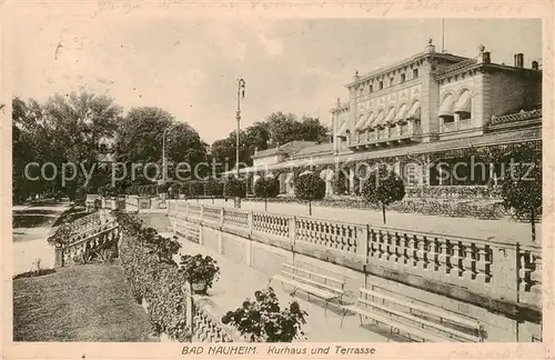 AK / Ansichtskarte  Bad_Nauheim Kurhaus und Terrasse Bad_Nauheim