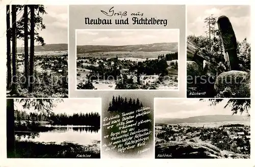 AK / Ansichtskarte  Neubau_Fichtelberg Panorama Fichtelberg Nusshardt Fichtelsee Neubau Fichtelberg