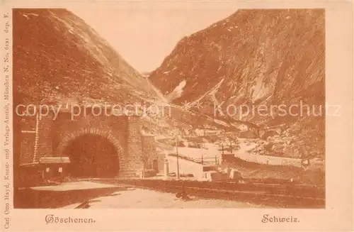 AK / Ansichtskarte Goeschenen_Goeschenen_UR Tunnel 