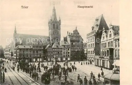 AK / Ansichtskarte  Trier Hauptmarkt Trier