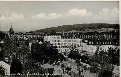 AK / Ansichtskarte  Oberschlema_Erzgebirge Radiumbad Panorama Oberschlema_Erzgebirge