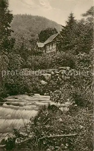 AK / Ansichtskarte  Trusental_Trusetal Blick nach Ittershagens Gast- und Logierhaus Trusentaler Wasserfall 